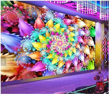 Custom 3D papel de parede, meno gėlių freska baras KTV kavinė fone namų dekoro tapetai