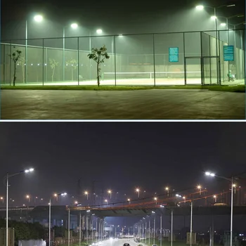 Didelė Galia 200W LED Gatvės apšvietimo Šviestuvas atsparus Vandeniui Lauko Žibintas Pastato Išorinės Sienos Apšvietimo Būdas Park Plaza