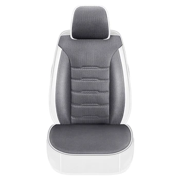 Dirbtinė Oda+Ledo Šilko Universali 5-Sėdynės, Automobilių Sėdynės Padengti Automobilio Salono Reikmenys Ford Fusion Jautis Krašto Pabėgti Fiesta