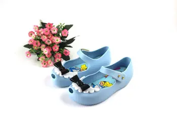Nauja Vasaros Mergaitės Želė Batai Alice lankas mados žuvų burna vaikų vasaros sandalai Vaikus Mergina Bamblys Princesė sandalai SO021